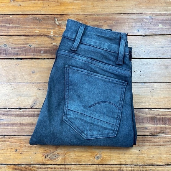 G-STAR Raw jeans Motac Deconstructed 3D mid waist skinny dark grey 24 - Picture 5 of 15